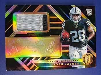 PANINI NFLカード DONRUSS ELITE JOSH JACOBS OAKLAND RAIDERS 68/75 #TC-JJ1 送料無料 中古 IT1 Amazon.com: 2023 Score NFL #133 Josh Jacobs Las Vegas